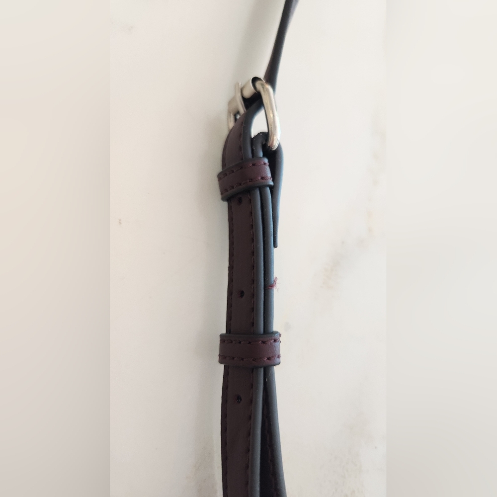 Nine West Ellena Mini Crossbody In Merlot Color. - Picture 6 of 7